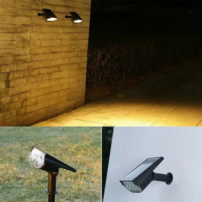 7LED Solar Spotlight – Adjustable IP65 Waterproof Solar Powered Landscape Wall Light for Garden, Pathway, and Yard