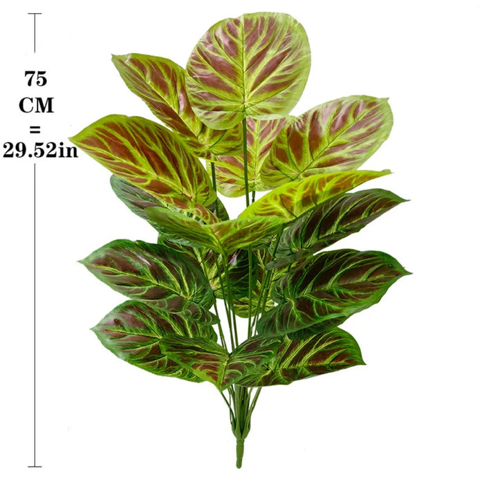 Purple Leaf Artificial Plant Bonsai – 60cm, 75cm, or 85cm Decorative Ornament for Home, Party, Hotel, and Desk Decor