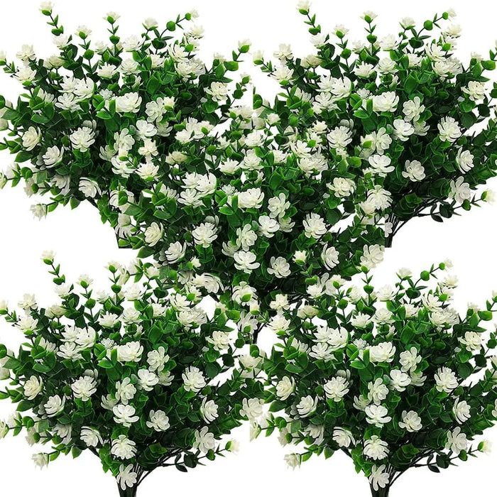 Artificial Eucalyptus Baby's Breath Flower - 1/5 Pcs Faux Plant for Wedding, Festival, and Home Decoration