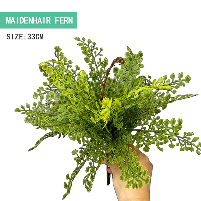 Artificial Fern Leaf Persian Grass Plant – Hanging Decorative Greenery for Home, Office, and Hotel Decoration, DIY Landscaping Greening Material