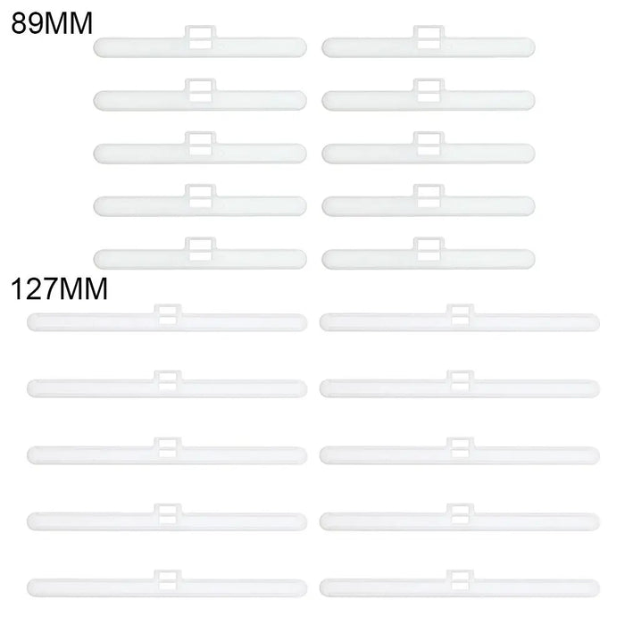 10PCS Vertical Blind Slats Replacement Connector Clips – Curtain Repair Clips for Window Home Use, 127mm Slat Hanger Chain