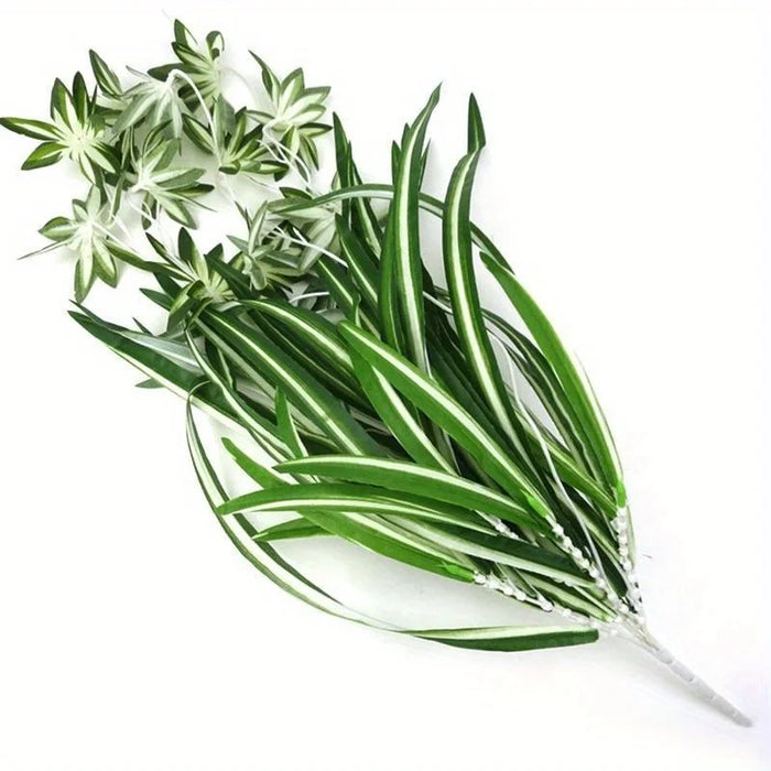 Artificial Chlorophytum Hanging Wall Plant – PVC Fake Greenery for Living Room, Home, and Office Decor – 65cm