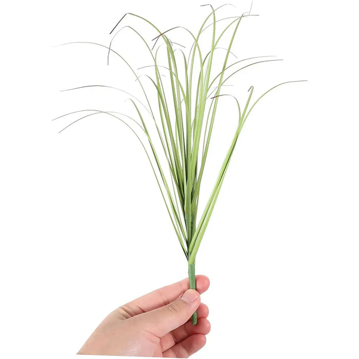 Artificial Onion Grass – 5pcs Fake Greenery for DIY Home, Wedding, and Outdoor Garden Decor – Realistic Potted Plastic Plant Shrubs for Indoor and Outdoor Decoration