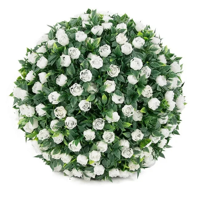 Artificial Flower Balls – Hanging Decorative Fake Plant for Outdoor Garden, Courtyard, and Home Decor