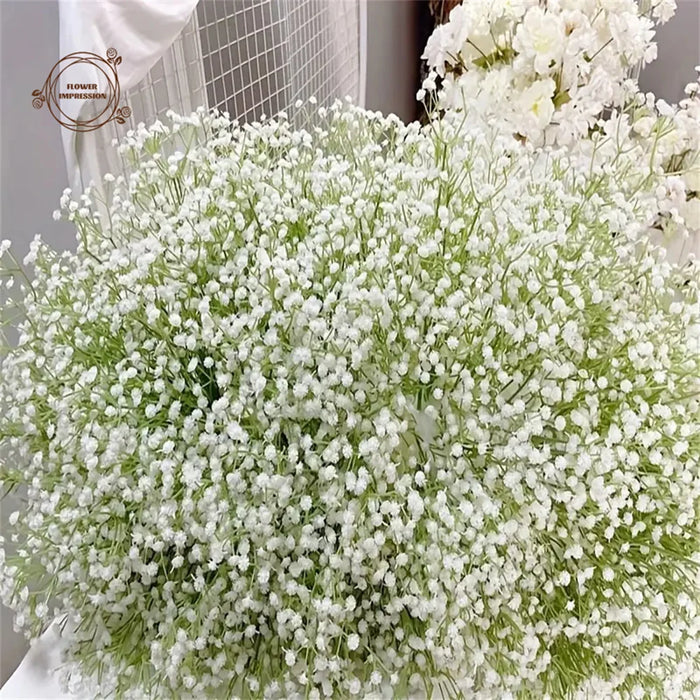 30pcs Artificial Baby's Breath Flowers – Real Touch Gypsophila for Wedding, Engagement, Home, and Room Decoration
