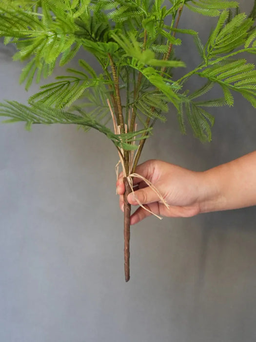 Real Touch Artificial Fern Leaf Bunch – Evergreen Greenery for Wedding Centerpieces, Decorative Home & Event Plant