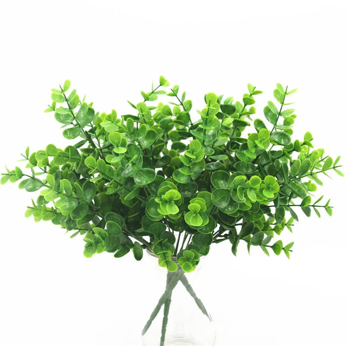 7 Branches Artificial Persian Grass – Faux Plastic Fern for Garden, Home, Vase, and Wedding Décor