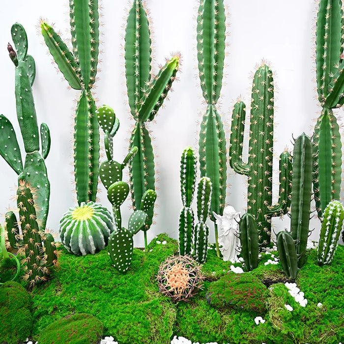 Artificial Cactus Desert Plant – Faux Fairy Column Sky Ruler Tree for Outdoor Garden & Landscape Decoration