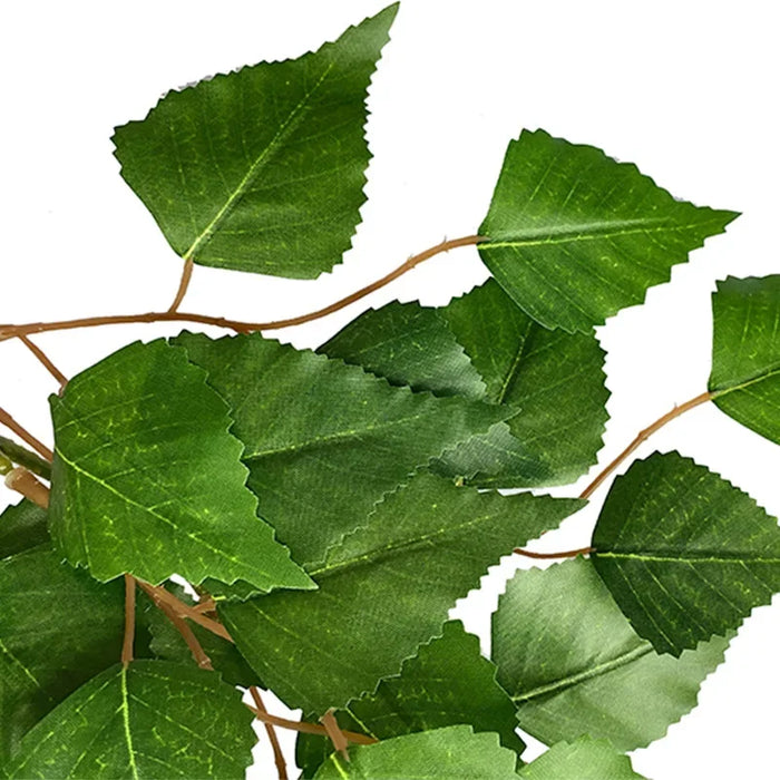 Artificial Eucalyptus Leaves and Apple Leaf Table Flower Arrangement – Realistic Green Faux Plants for Home, Office, and Bridal Shower Decor
