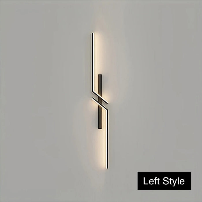 Modern Dimmable LED Wall Light – Remote-Control Minimalist Wall Sconce for Bedroom, Living Room, and TV Background