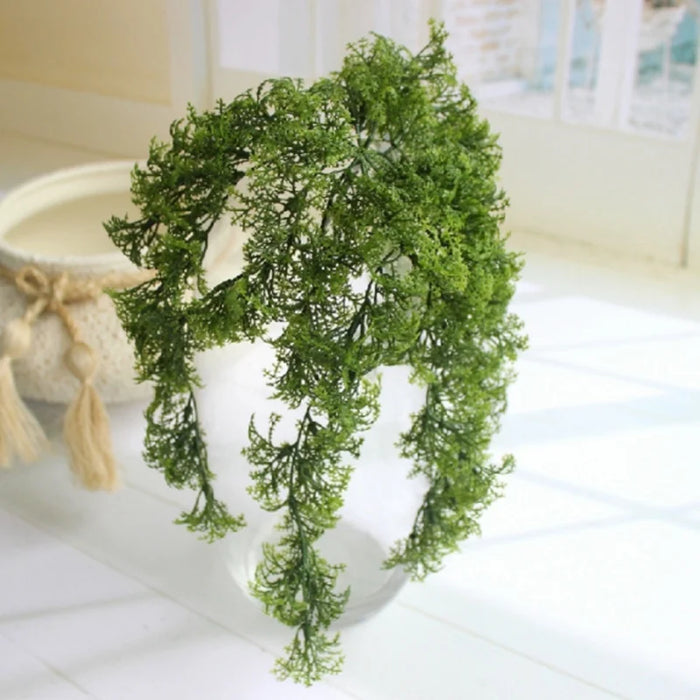 Artificial Moss Plant Hanging Grass – 8-10 Branch Plastic Decorative Foliage for Wedding, Home & Outdoor Decoration