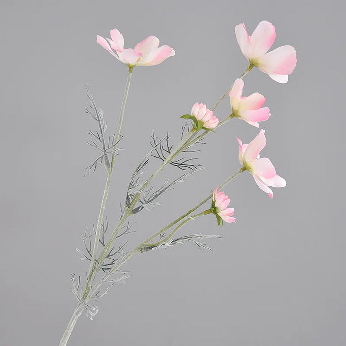 60cm Gesang Flower Artificial Silk Flower – White Cosmos Daisy for Wedding, Christmas, Autumn Home Decor