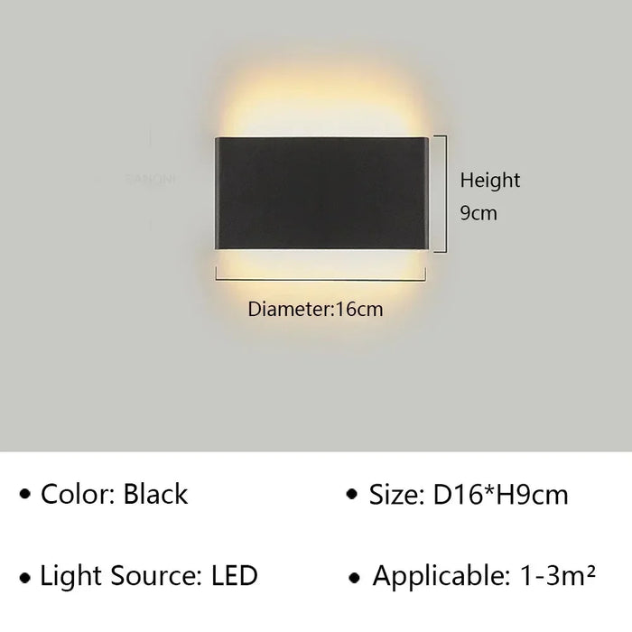 Modern LED Wall Lamp – Stylish Wall Sconce for Bedroom, Living Room, Bathroom, Stairs & Aisle, Indoor Lighting Fixture