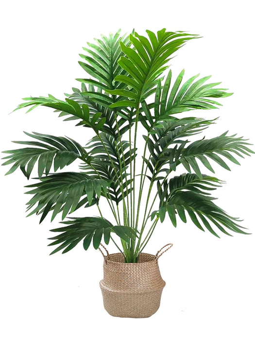 1pc Artificial Palm Plant Leaves – Faux Monstera & Turtle Leaf for Outdoor & Indoor Decor – Large Tropical Palm Tree Imitation Leaves