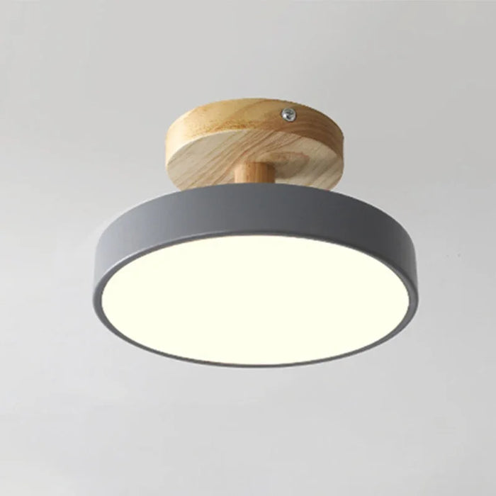 Modern Macaron LED Ceiling Lamp – Stylish Indoor Lighting for Aisle, Corridor, Bedroom, Bathroom, Foyer, and Stairs