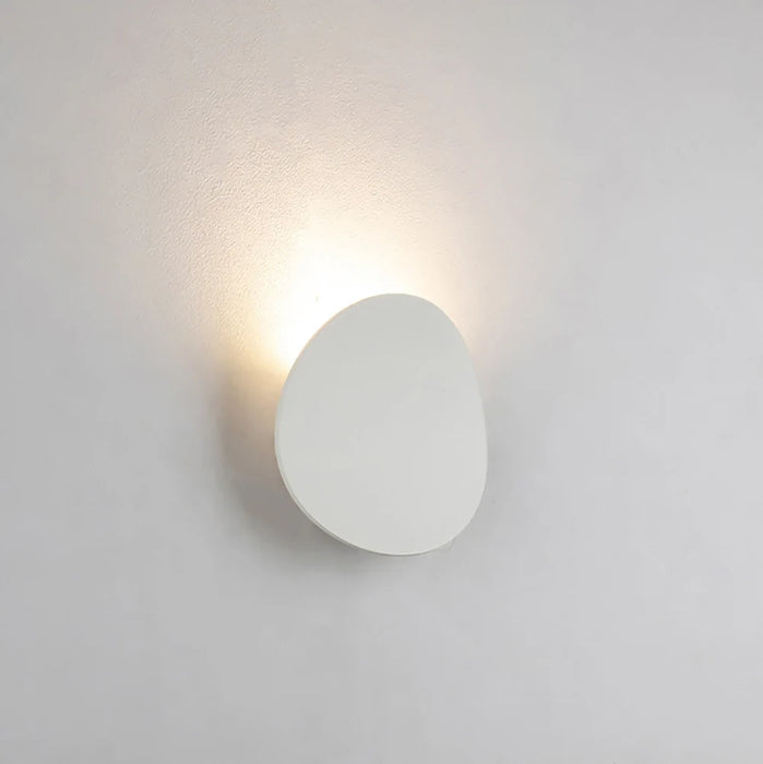 Modern LED Wall Lamp – Minimalist Round Design for Bedroom, Balcony, and TV Background Decoration