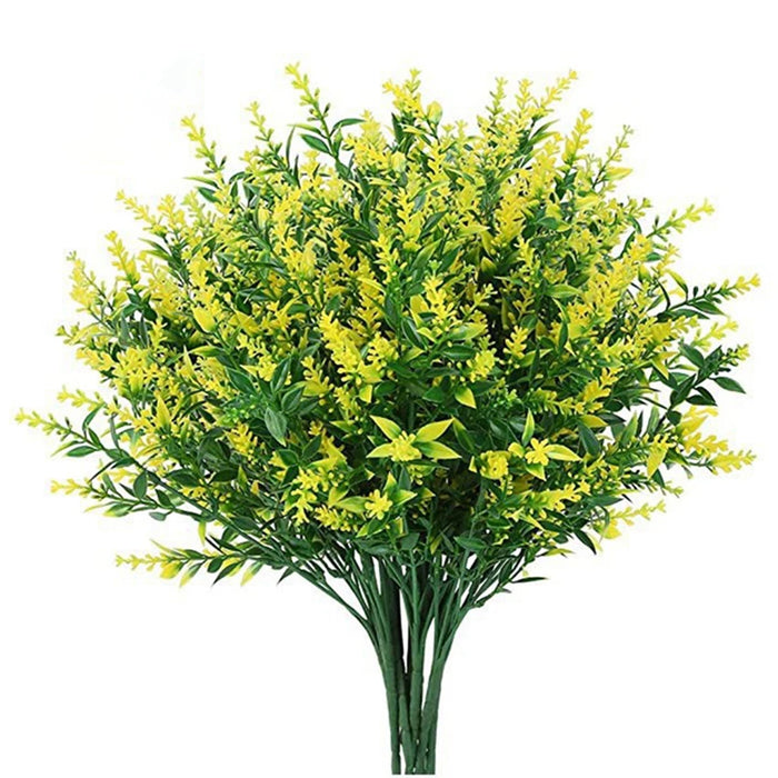 Artificial Lavender Flowers – Plastic Lavender Grass Bouquet for Wedding, Home, Garden Decoration, DIY Photography Props, Indoor Bonsai Plant