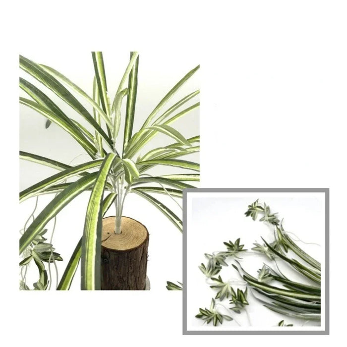 Simulation 5-Pronged Phnom Penh Spider Plant – Artificial Wedding Scene Layout Plant Wall Accessories for Home Decoration