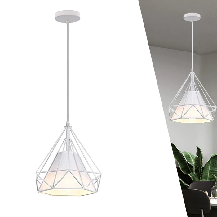 Vintage Metal Pendant Light – Adjustable Hanging Lamp for Kitchen, Bedroom, and Living Room Lighting