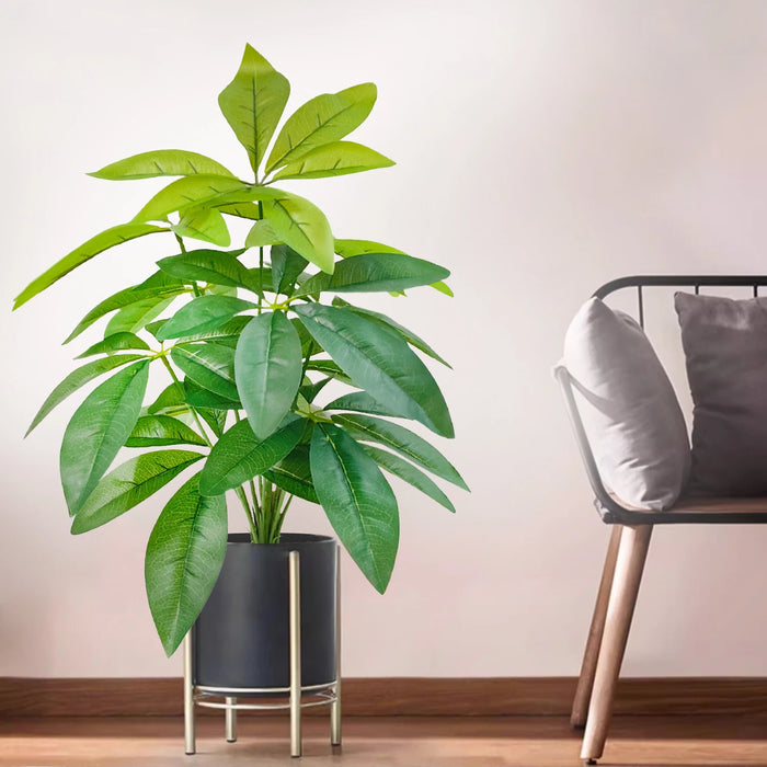 Artificial Money Tree – 68cm/26.7in Monstera Deliciosa Faux Plant for Home & Office Décor