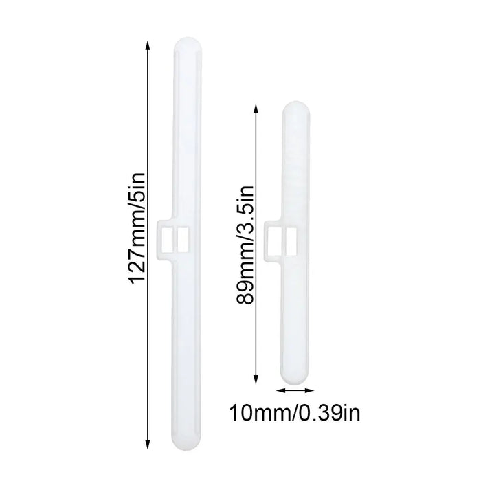10PCS Vertical Blind Slats Replacement Connector Clips – Curtain Repair Clips for Window Home Use, 127mm Slat Hanger Chain