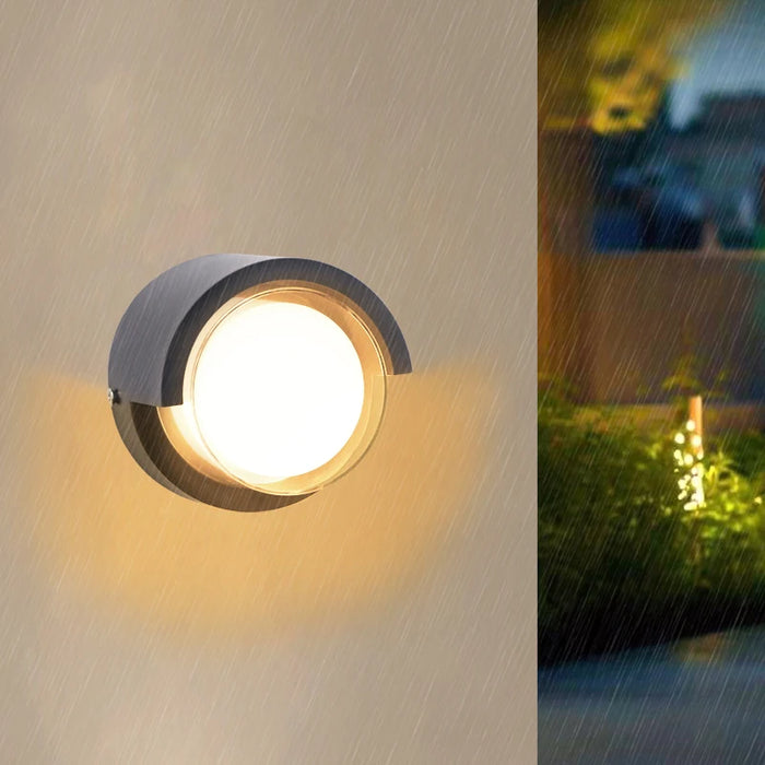 Modern LED Outdoor Wall Light – Waterproof Porch and Balcony Wall Lamp for Home Garden, IP55 Rated