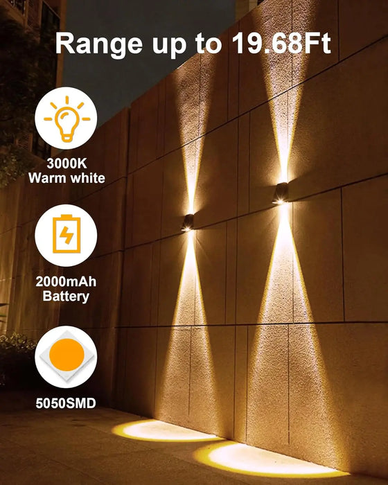 LED Solar Wall Light – Waterproof Solar Powered Outdoor Lamp for Garden, Street, Balcony, and Villa Decoration