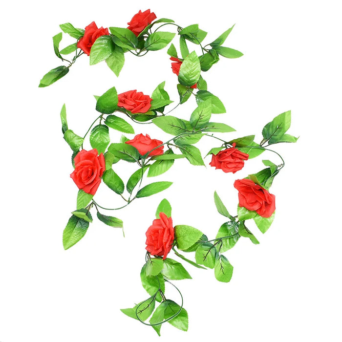 180cm Artificial Wisteria Garland – Fake Ivy Vine for Wedding Arch, Room, Garden, Baby Shower & Floral Decorations