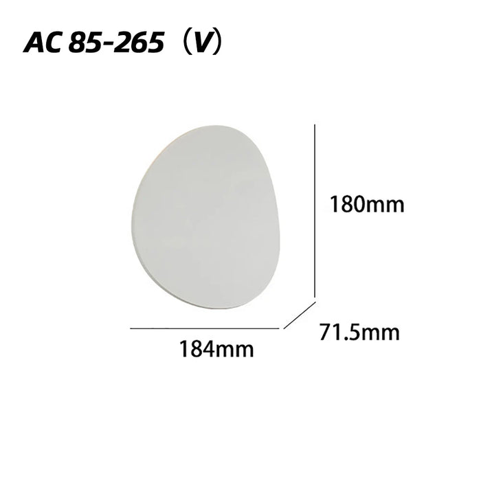 Modern LED Wall Lamp – Minimalist Round Design for Bedroom, Balcony, and TV Background Decoration