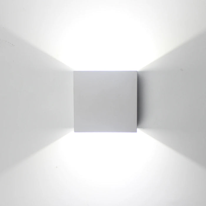 6W LED Up & Down Wall Lamp – Modern Aluminum Wall Light for Bedroom, Living Room, Corridor & Accent Lighting, Gold & Silver Finish