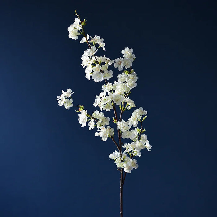 106CM Artificial Cherry Blossom Branch – Silk Peach Blossom for Wedding, Home, and Dining Table Décor