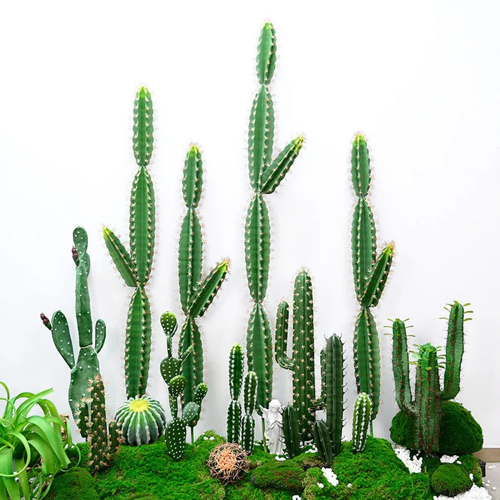 Artificial Cactus Desert Plant – Faux Fairy Column Sky Ruler Tree for Outdoor Garden & Landscape Decoration