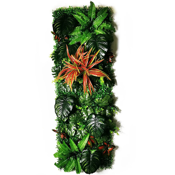 40x120cm Artificial Plant Wall – Chlorophytum Comosum Grass Panel for Garden, Wedding, Hotel, and Outdoor Decoration