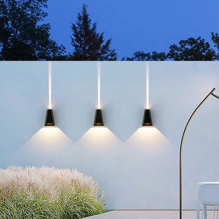 Modern LED Wall Sconce – Waterproof Up & Down Outdoor/Indoor Wall Light for Hallways, Staircases, Living Rooms & Bedside
