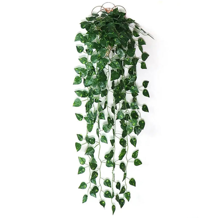 Artificial Hanging Plants with Pot – Fake Vine Plants for Home, Garden, and Office Decor – Potted Faux Greenery for Indoor and Outdoor Use