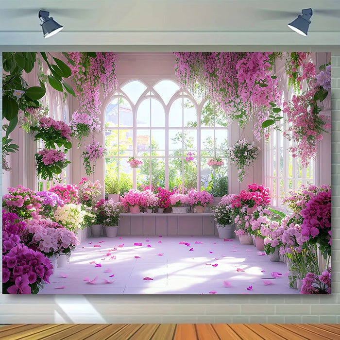 Wedding Flowers Curtain Backdrop – Bridal Shower, Engagement Ceremony & Party Photography Wall Decor