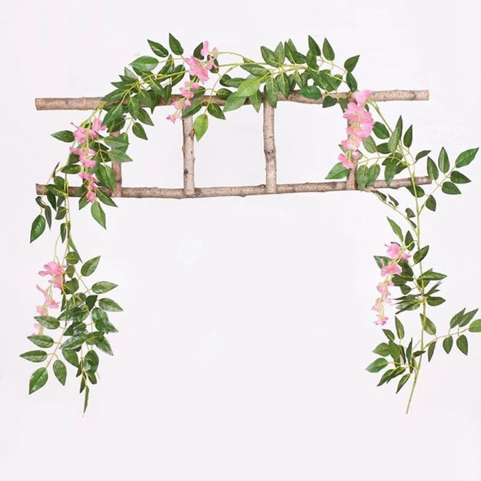 180cm Artificial Wisteria Garland – Fake Ivy Vine for Wedding Arch, Room, Garden, Baby Shower & Floral Decorations