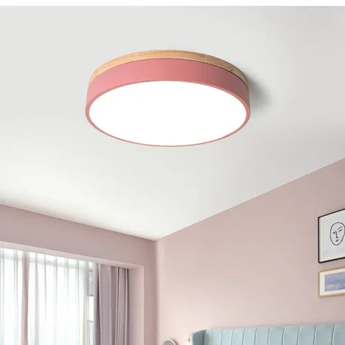 Modern LED Ceiling Light – 27W Surface-Mounted Fixture with Warm, Cold, and Natural Light Options for Living Room, Bedroom, and Kitchen