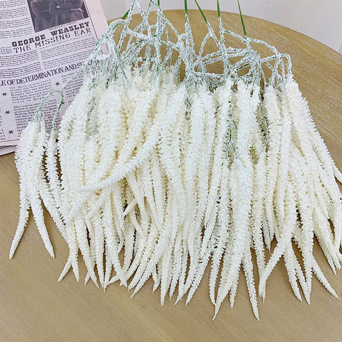 Artificial Plant Grass Branch – Plastic Vine for Wedding, Home, and Office Decoration – Green Floral Arrangement for Living Room, Events, and Parties (44cm)