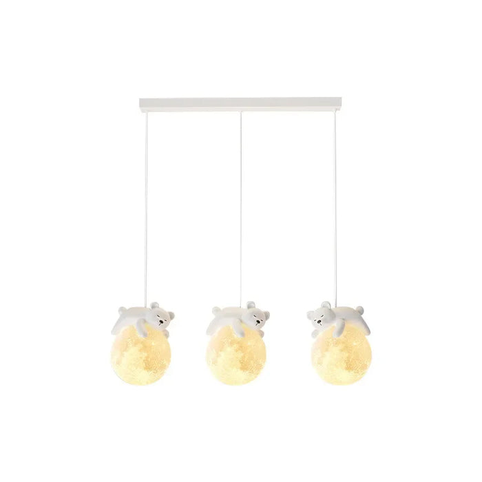 Creative Cartoon Animals LED Hanging Chandelier – Fun Pendant Light for Kid's Bedroom, Living Room, and Home Decor