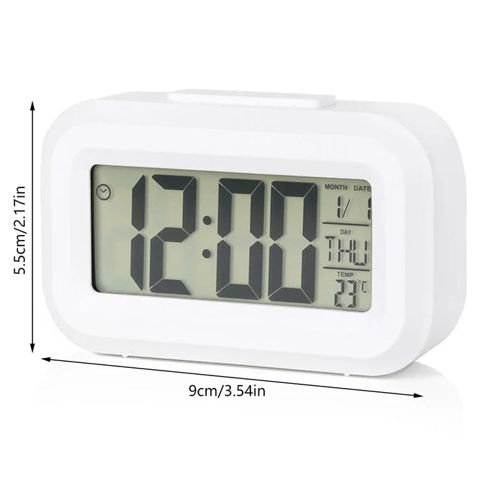 Compact LED Digital Alarm Clock with Night Light – Perfect for Bedrooms, Offices, and Kids' Rooms