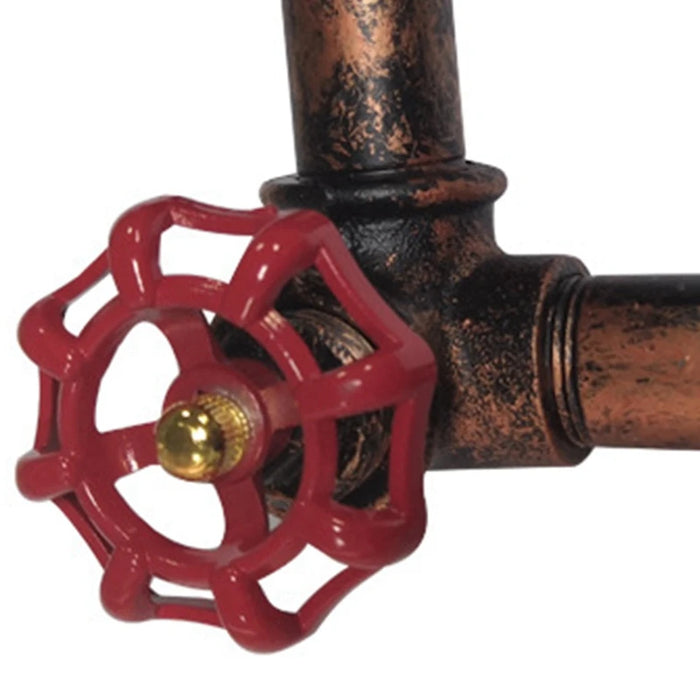 Vintage Water Pipe Wall Lamp – Industrial Steampunk Faucet Design for Home, Bar, and Loft Decor