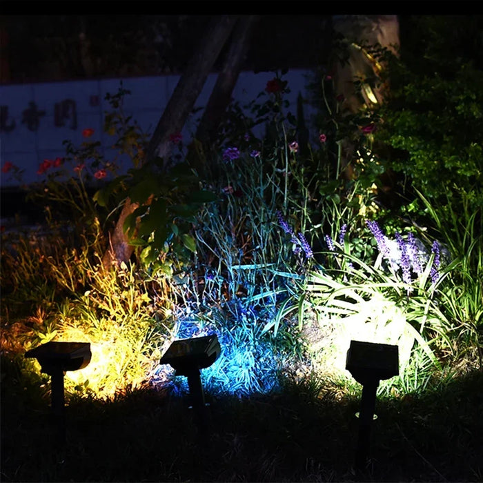 7LED Solar Spotlight – Adjustable IP65 Waterproof Solar Powered Landscape Wall Light for Garden, Pathway, and Yard