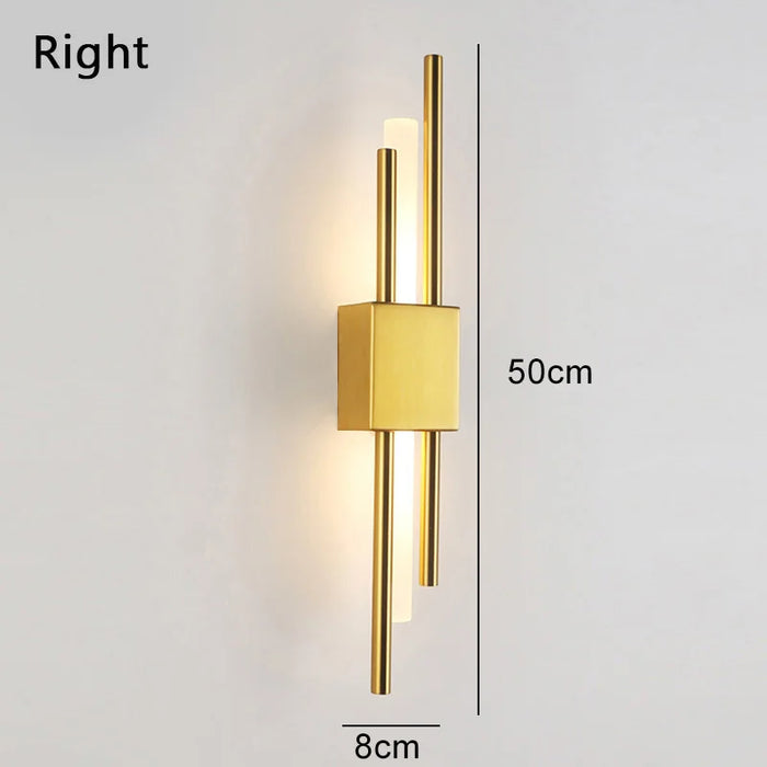 Nordic LED Wall Lamp – Contemporary Wall Sconce for Bedroom, Staircase, and Living Room