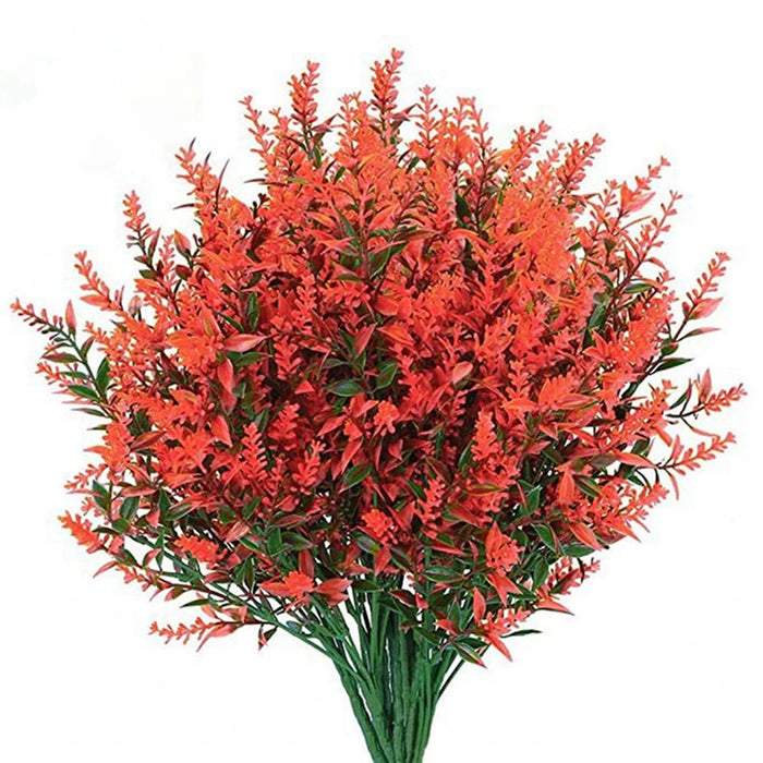 Artificial Lavender Flowers – Plastic Lavender Grass Bouquet for Wedding, Home, Garden Decoration, DIY Photography Props, Indoor Bonsai Plant
