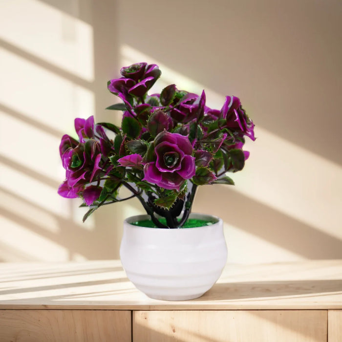 Small Artificial Bonsai Tree – Simulated Potted Plant for Office Desk, Home Decor, and Indoor Table Ornament