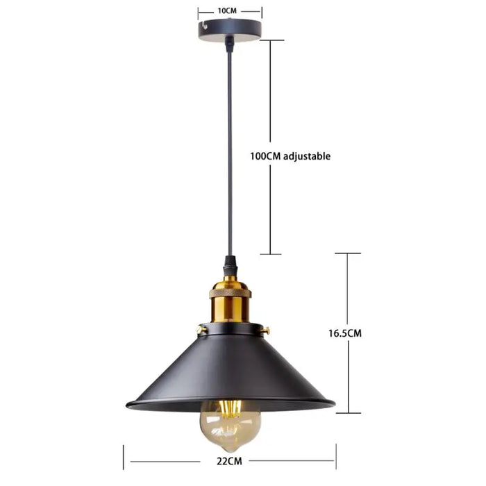 Industrial Style Iron Retro Pendant Chandelier – Creative Bar, Restaurant, Coffee Shop, and Living Room Lighting