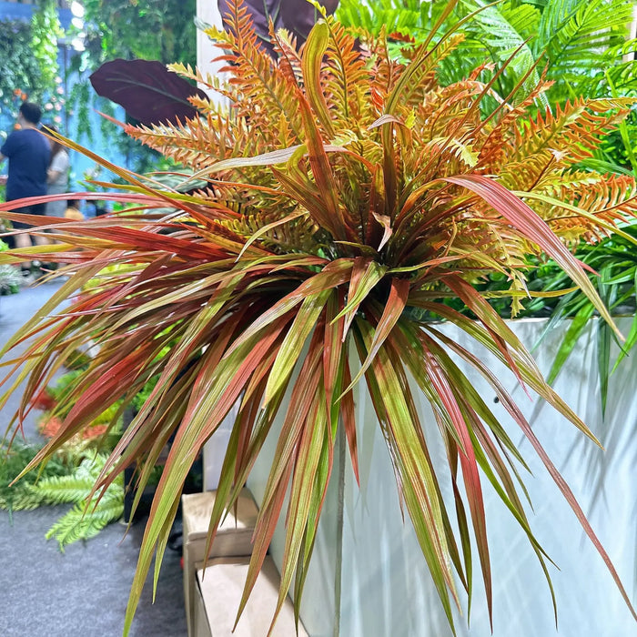 60CM Artificial Onion Grass – Synthetic Tropical Plant Bundle for Home, Wedding, and Party