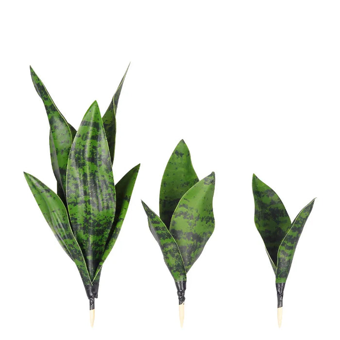 Artificial Sansevieria Succulent Plant – Real Touch Fake Tropical Leaves for Home, Office, Hotel, and Party Decor