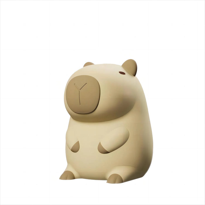 Cute Cartoon Capybara Silicone Night Light – USB Rechargeable, Timing Dimming Sleep Lamp for Kids' Room, LED, 16 Hours of Usage